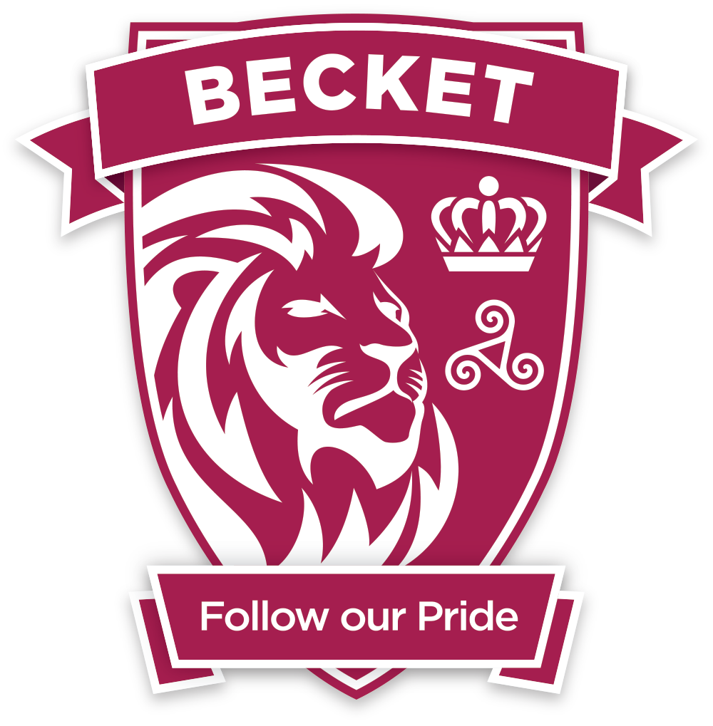 Becket Mascot — Follow our Pride