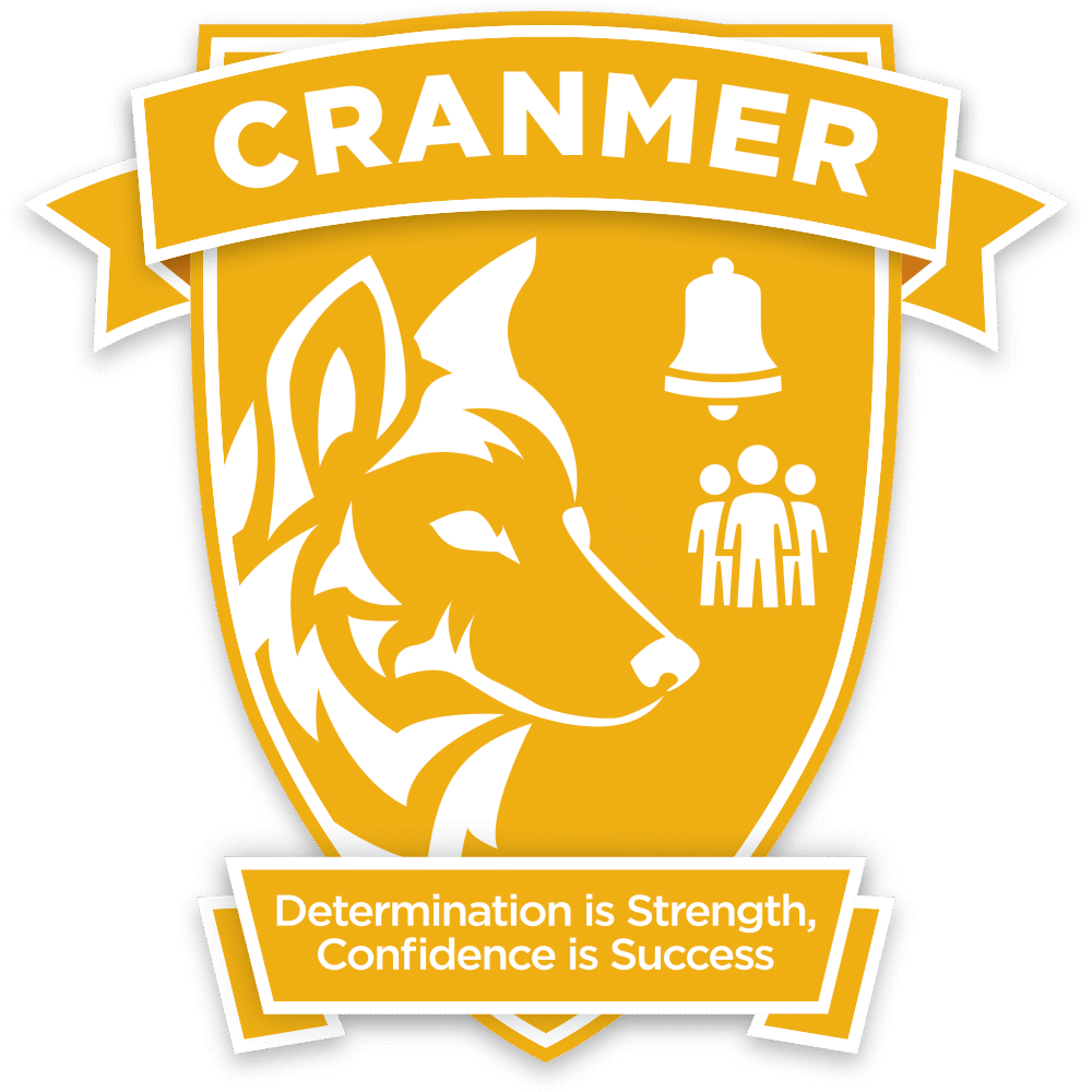 Cranmer Mascot - Determination is Strength, Confidence is Success