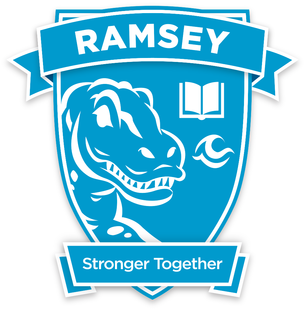 Ramsey Mascot — Stronger Together