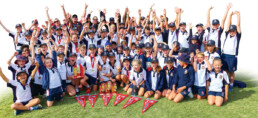Co-Curricular student group cheering