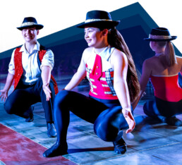 Canterbury students dancing at the gala