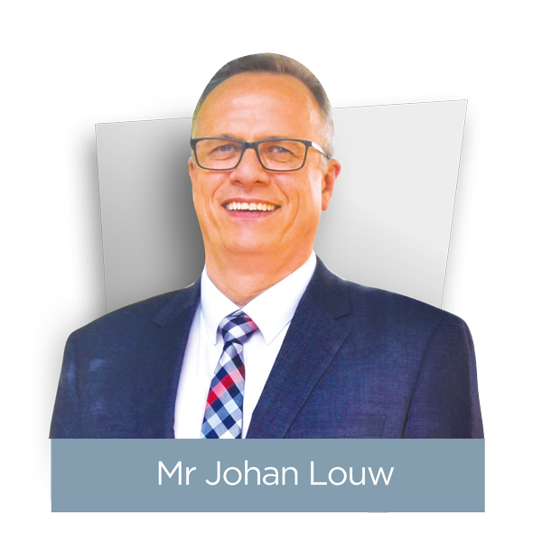 Mr Johan Louw Headshot