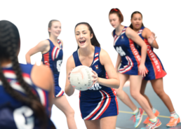 Health sciences netball students