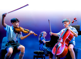 Trio Bellissimo group of 3 students