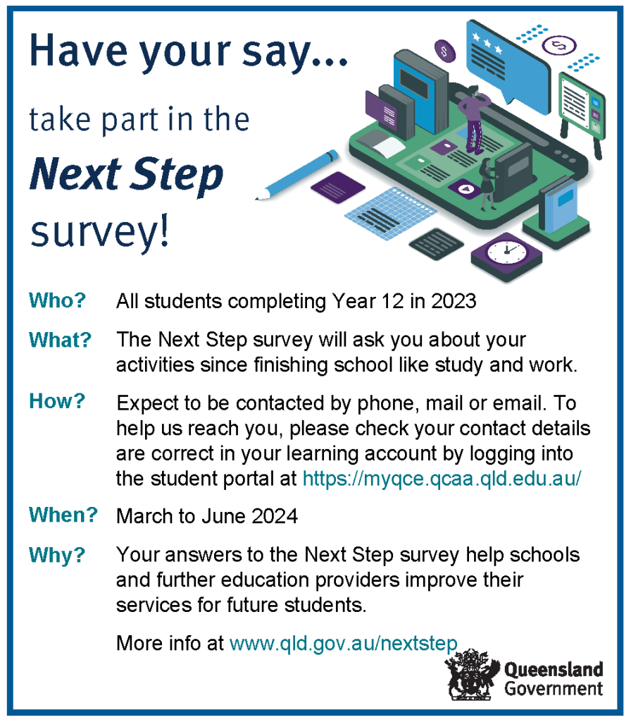 2024 Next Step Year 12 Completers Graduates Survey Advance Notice   2024 Next Step Year 12 Survey Promo 896x1024 